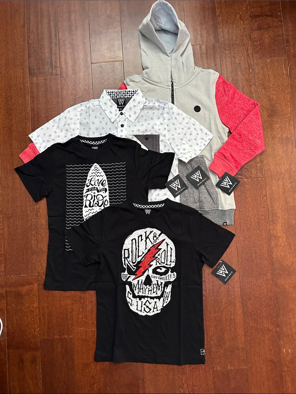 Shaun White Skater Kid 4 Piece Bundle, Size Medium (8/10), NWT
